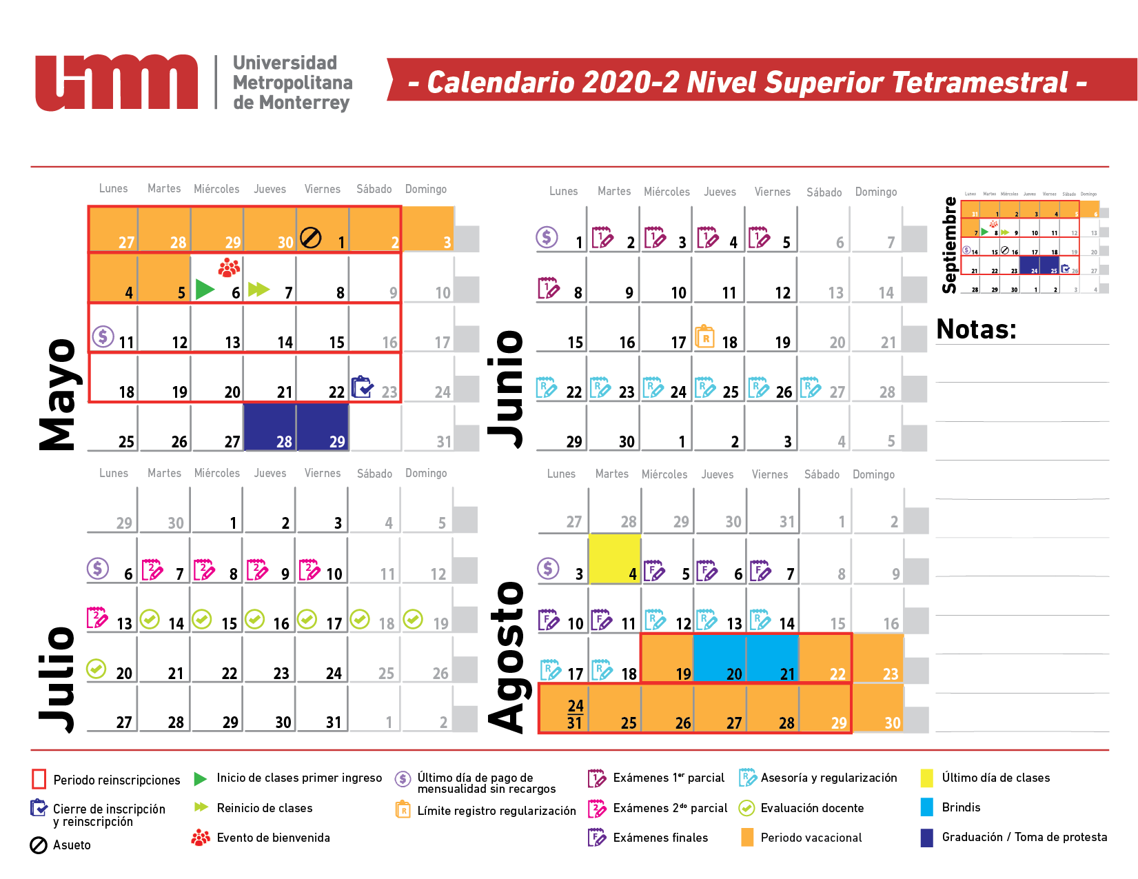 Calendario UMM
