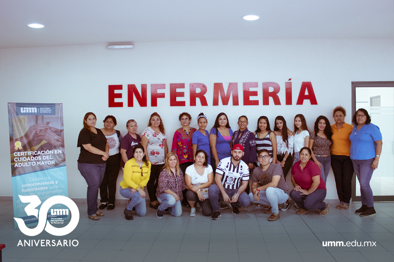 La Lic. en Enfermería de la UMM lanza su primera “Certificación para el Cuidado del Adulto Mayor”.