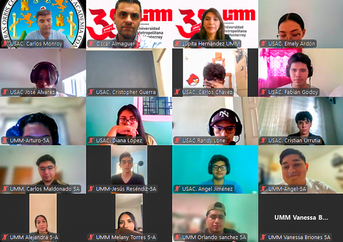 Estudiantes de Licenciatura en Administración de Empresas participan en curso COIL